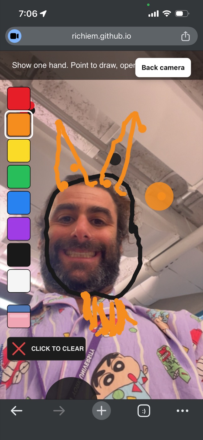 airDraw in action
