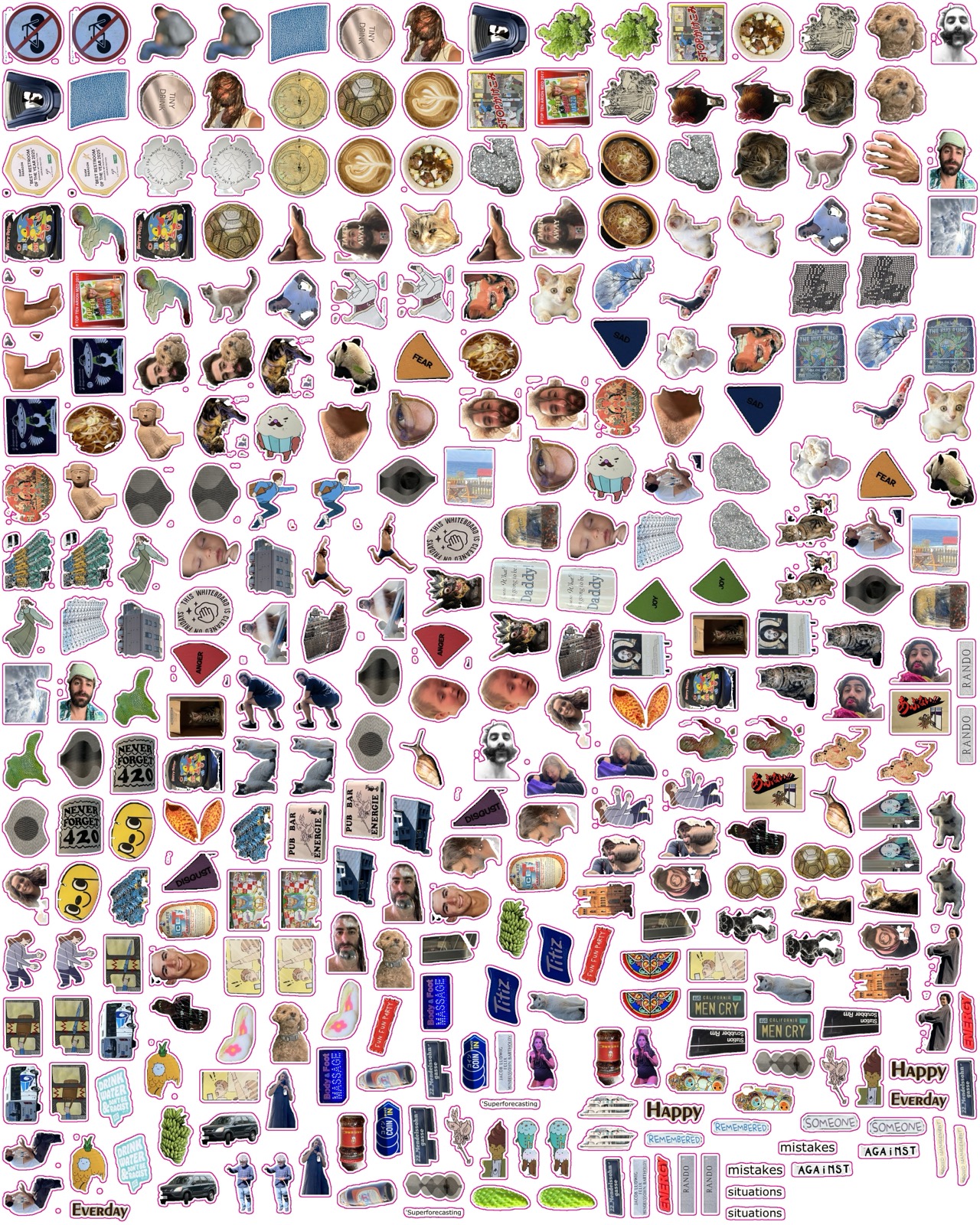 full auto-cut sticker sheet